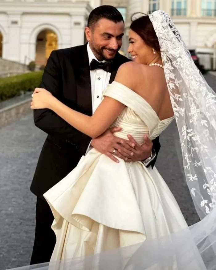 حفل زفاف الفنانة هاجر أحمد على رجل الأعمال أحمد الحداد