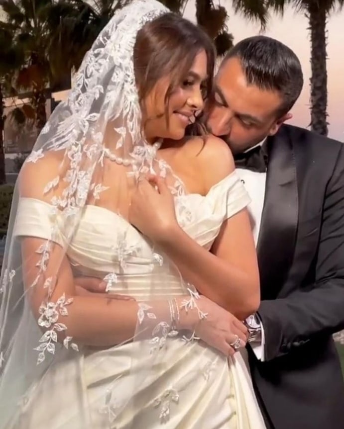 حفل زفاف الفنانة هاجر أحمد على رجل الأعمال أحمد الحداد