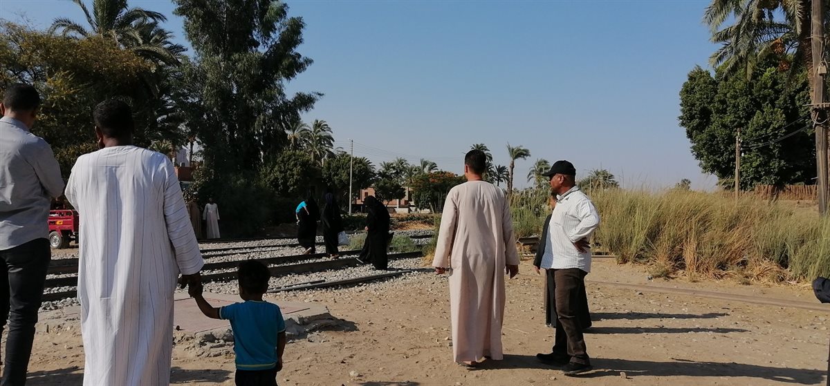 مزلقان الصياد في نجع حمادي