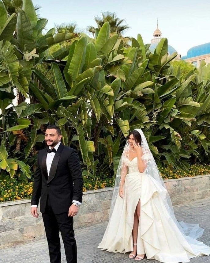 حفل زفاف الفنانة هاجر أحمد على رجل الأعمال أحمد الحداد