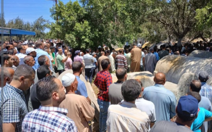 اهالي البحيرة يشيعون جنازه ممرض دمنهور