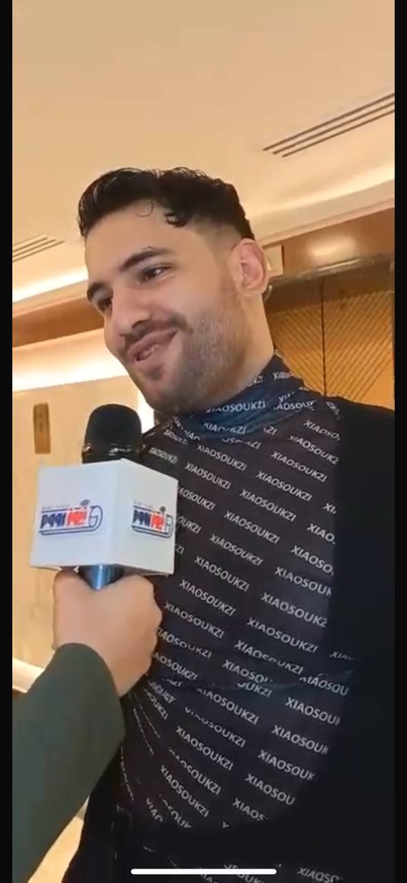 مسلم في لقاء نيوز رووم من حفل زفافه