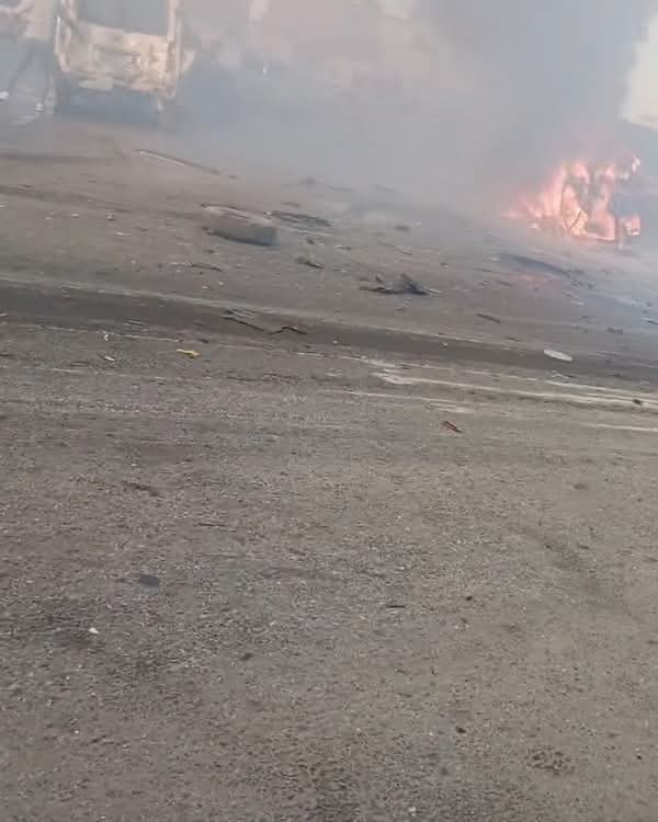 لحظة وقوع الحادث 