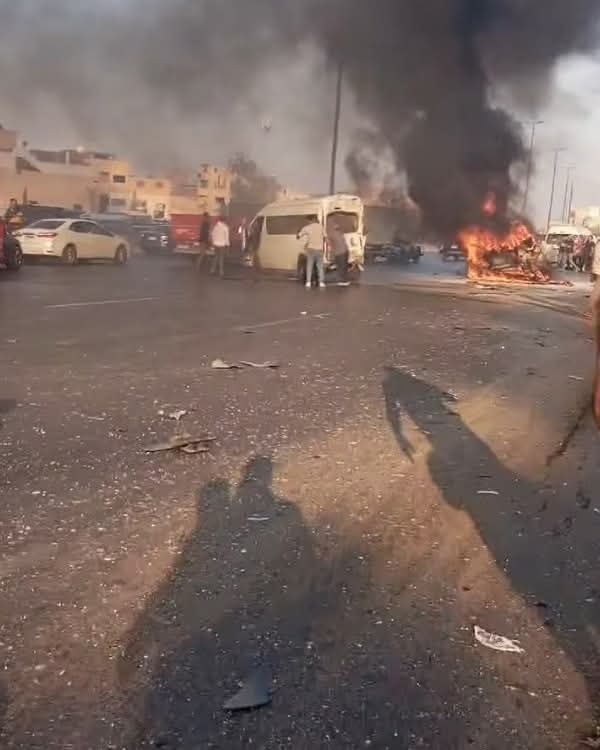 إحتراق سيارة 