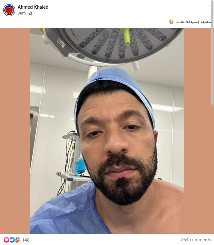 أحمد خالد موسى يخضع إلي عملية جراحية