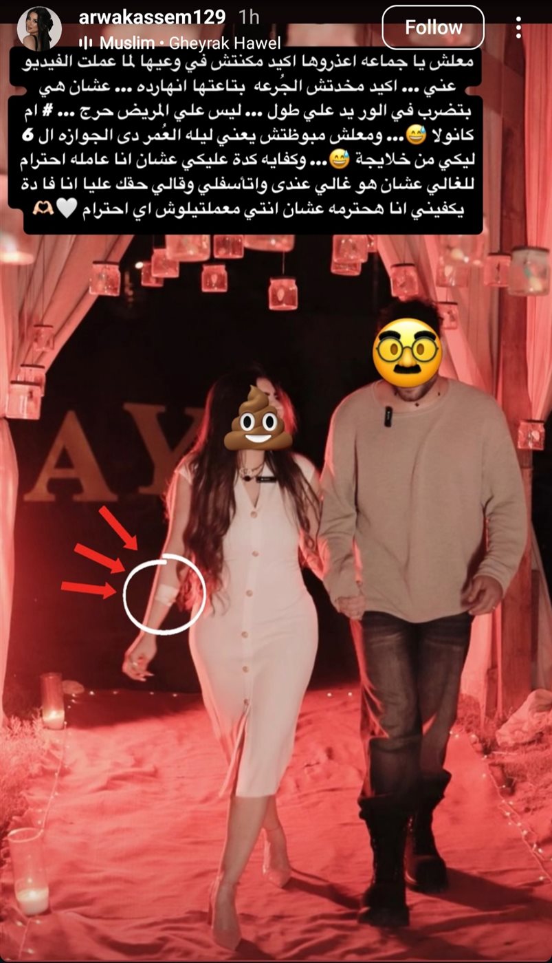 ستوري البلوجر أروى قاسم