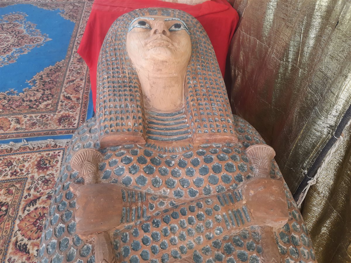 الجاولي وتمثال الفراعنه بالمنيا