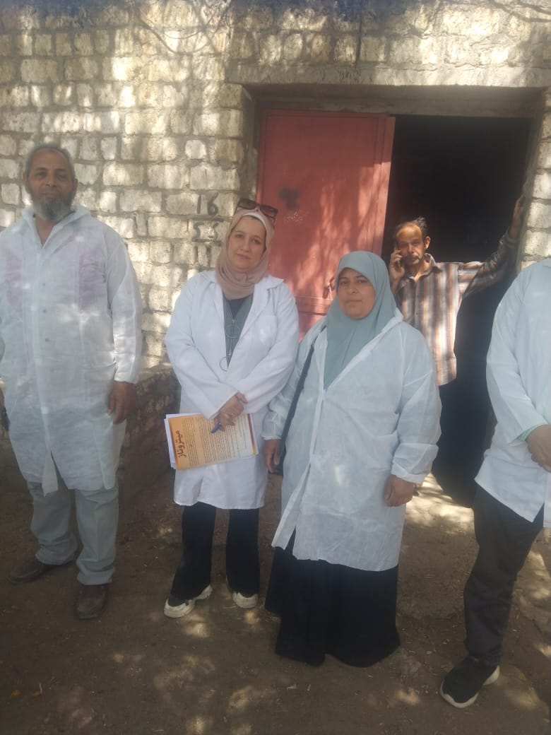 لم تسجل اى حالات نفوق مسح شامل لمزارع الدواجن بمركز إطسا بالفيوم