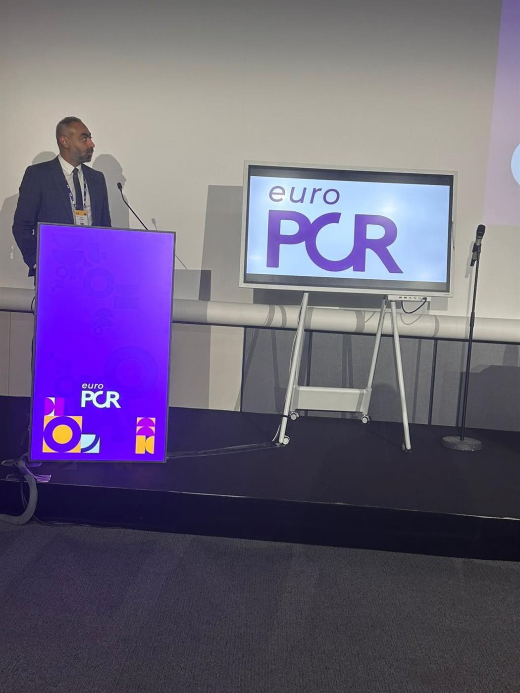 جانب من مشاركة أكاديمية قلب المبرة لأول مرة، في فعاليات مؤتمر EuroPCR