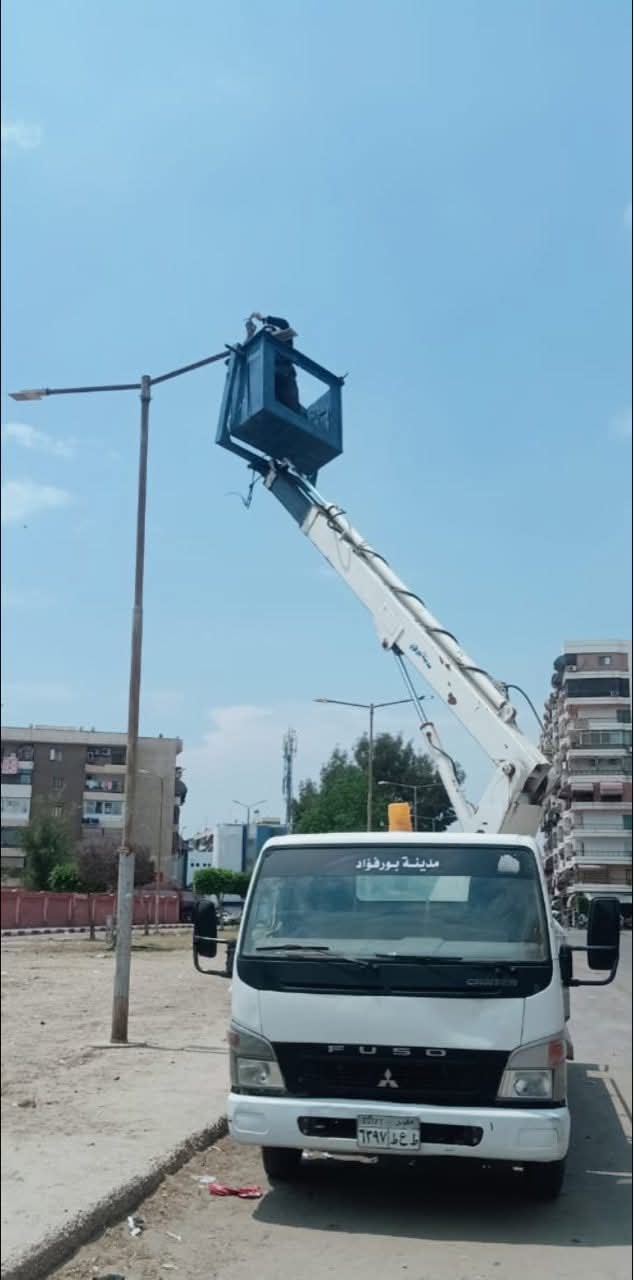 جانب من أعمال الصيانة 