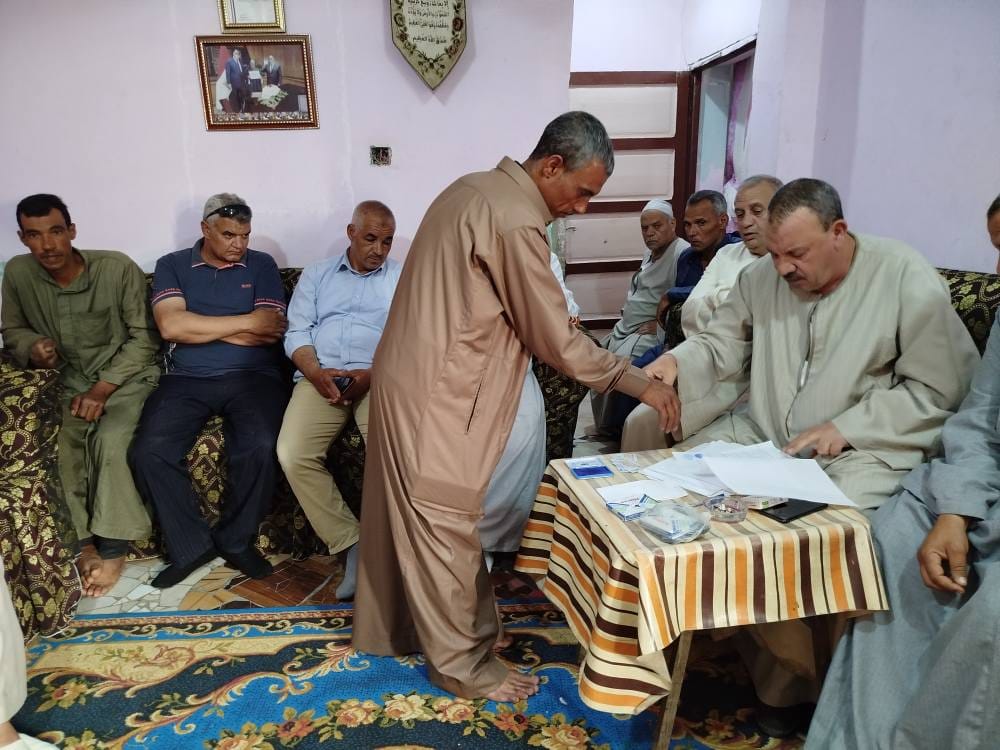 إنهاء خصومة ثأرية بين عائلتين بمركز إطسا بالفيوم