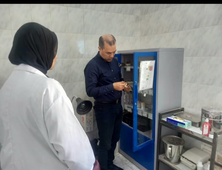 فى مرور مفاجئ على وحدة فرهاش بحوش عيسي لمتابعة العمل أثناء النوباتجية