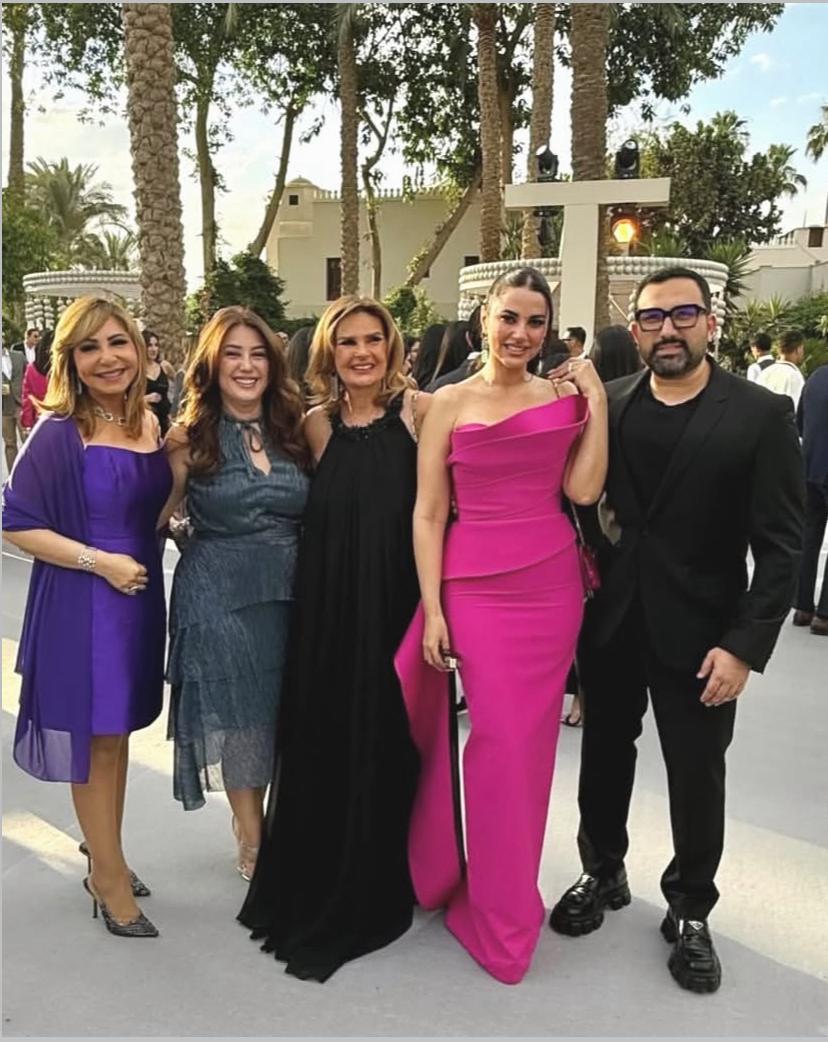 النجوم في حفل زفاف أمينة خليل