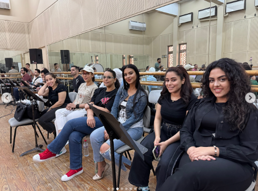البروفات النهائية لحفل الفنانة مي فاروق في دار الأوبرا
