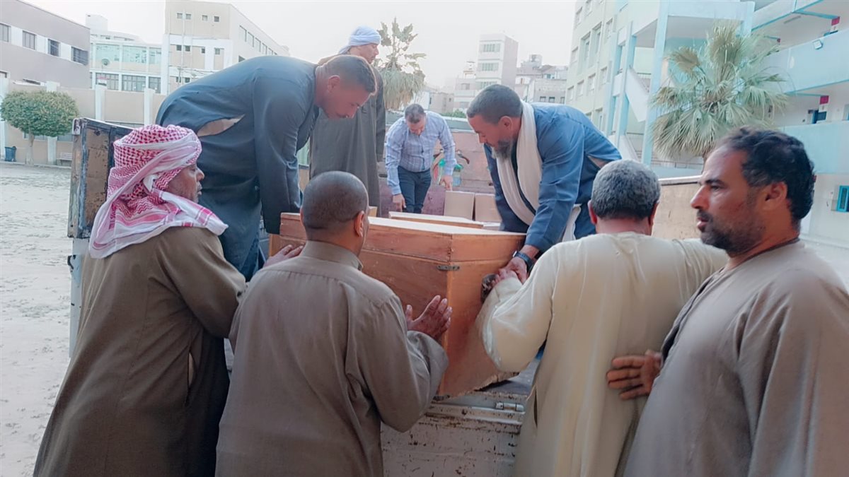 قبيصي يتابع فجرًا مركز توزيع أسئلة الشهادة الإعدادية لمادتي العلوم والكمبيوتر بالفيوم 2025