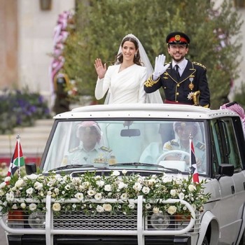 ولي العهد الأردني والاميرة رجوة
