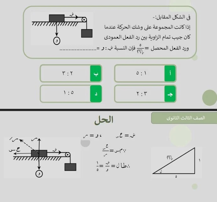 <strong>مراجعة نهائية في الاستاتيكا لطلاب الثانوية العامة</strong>