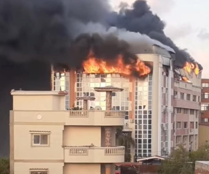 حريق في مدرسة بالإسكندرية