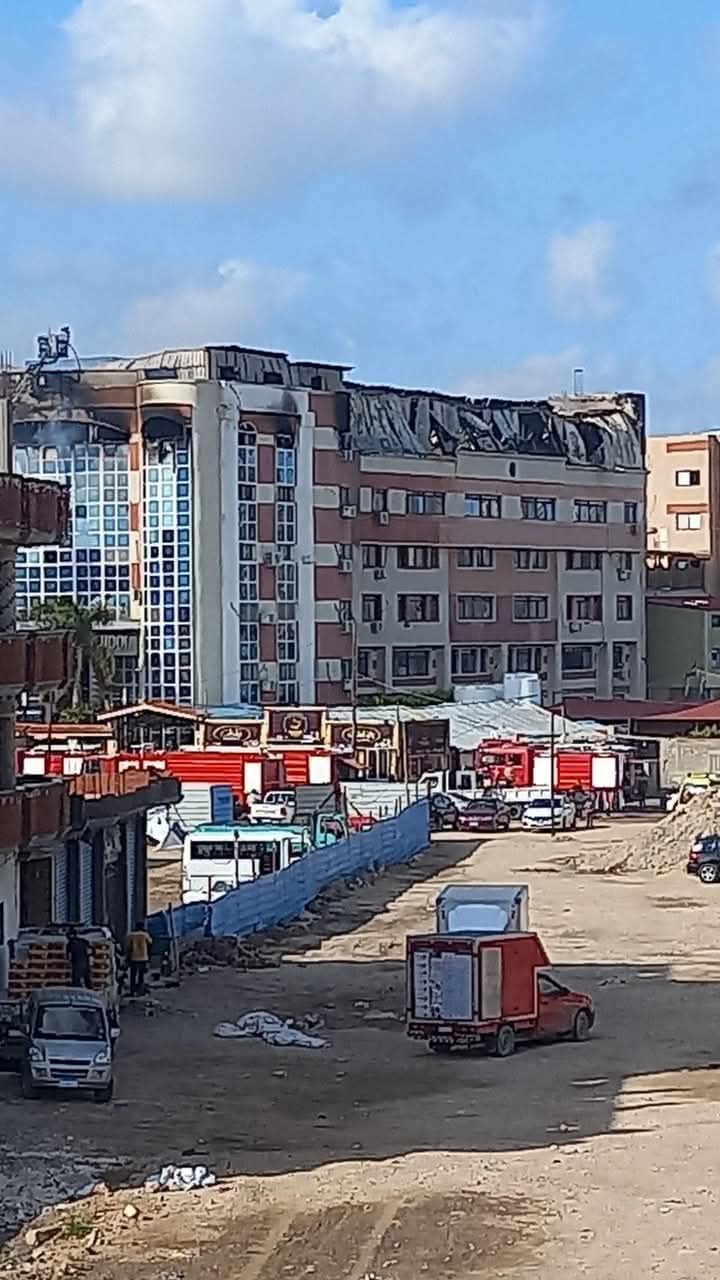حريق في مدرسة بالإسكندرية
