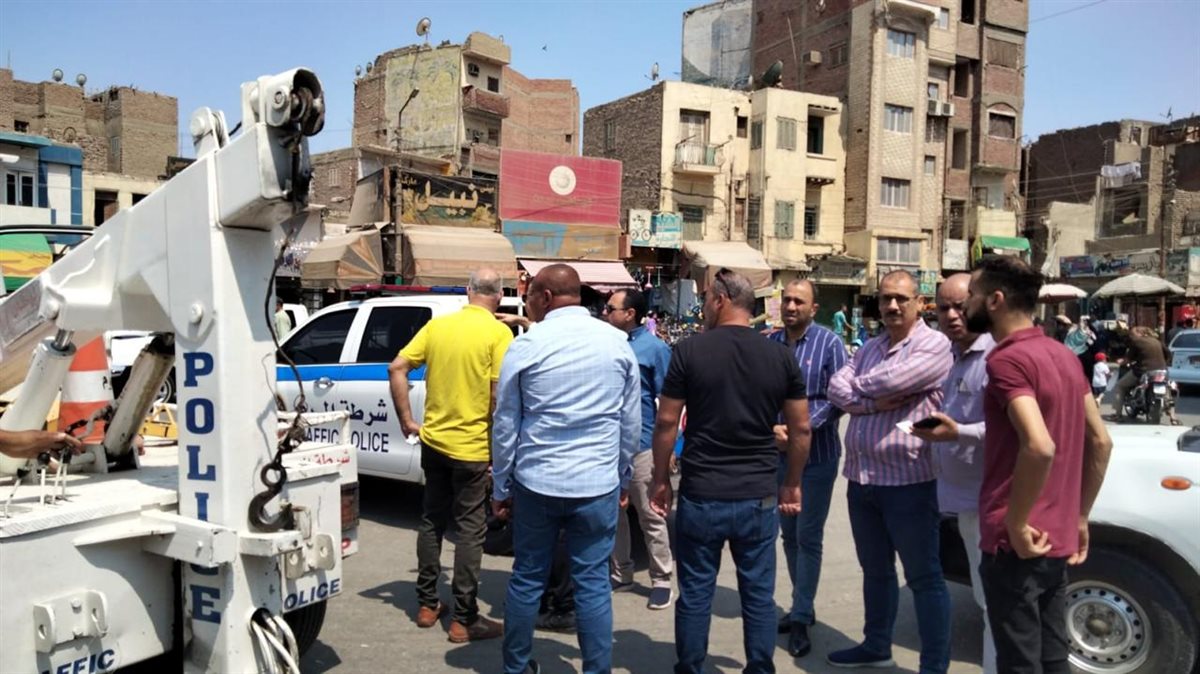 حملات تفتيشية مكثفة لمتابعة انضباط سيارات السرفيس والتاكسي بنطاق مدينة الفيوم 