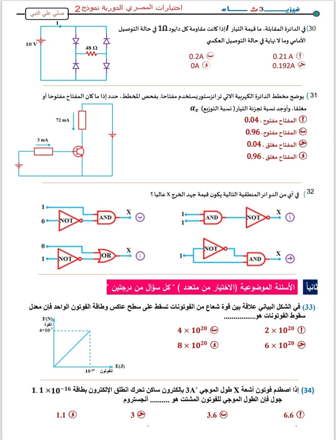 <strong>مراجعة نهائية في الفيزياء لطلاب الثانوية العامة 2025</strong>