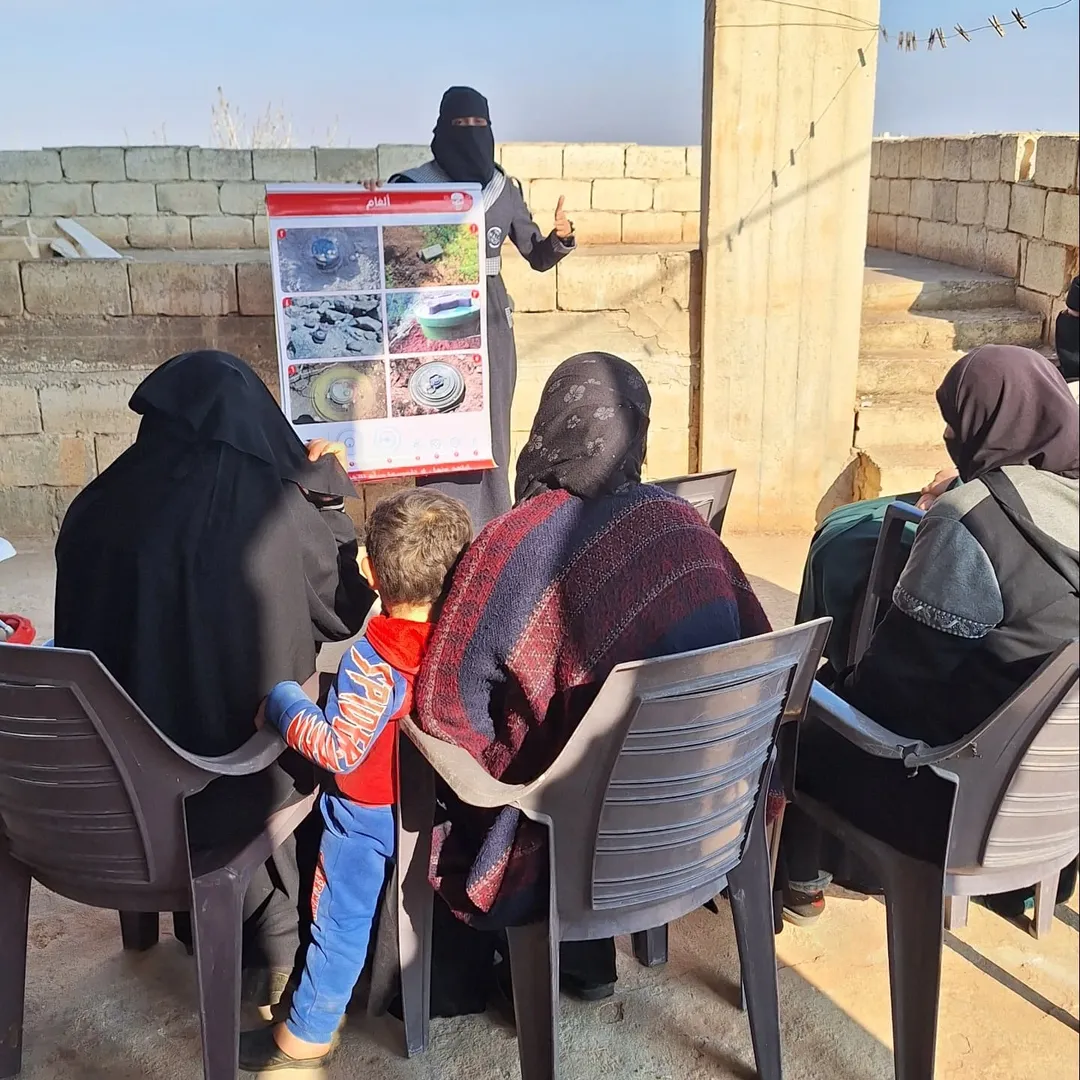 جهود التوعية بأنواع وأشكال الألغام