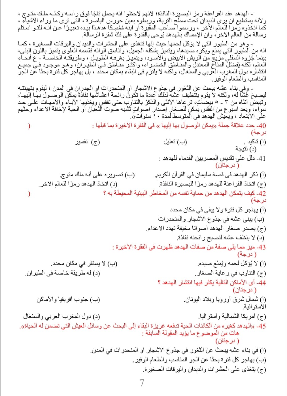 <strong>مراجعة نهائية في اللغة العربية لطلاب الثانوية العامة</strong>