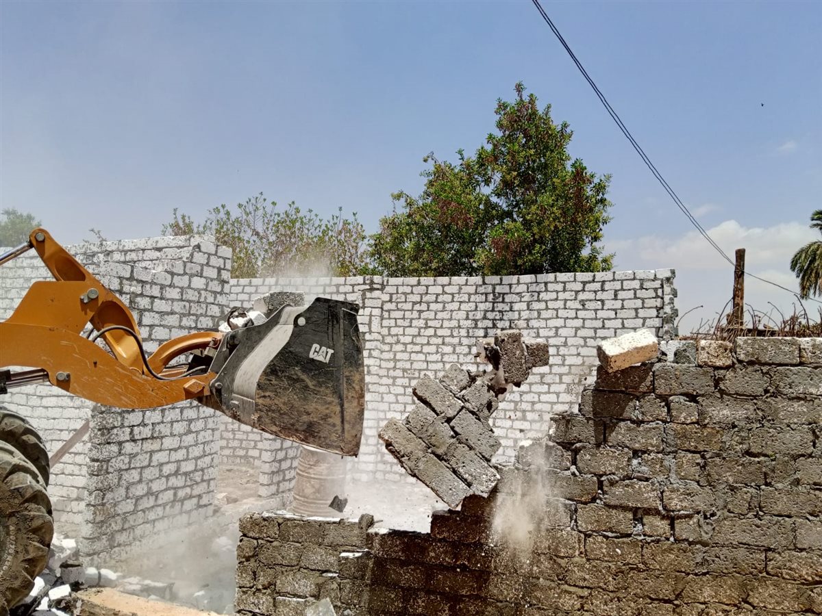 إزالة 19 حالة تعدٍ على الأراضي الزراعية وأملاك الدولة بالفيوم خلال إجازة عيد الأضحى<br>