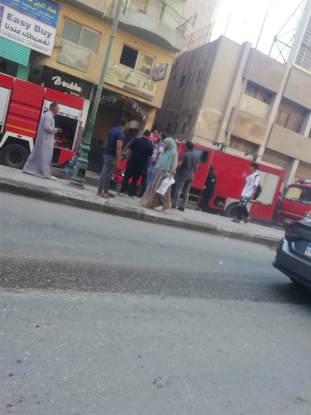إصابة 5 أشخاص في حريق ببرج سكني بالفيوم والحماية المدنية تسيطر عليه