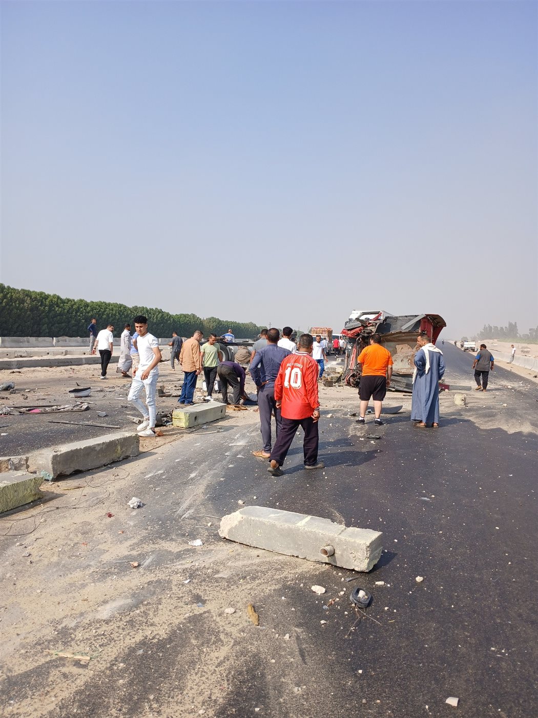 اثار الحادث
