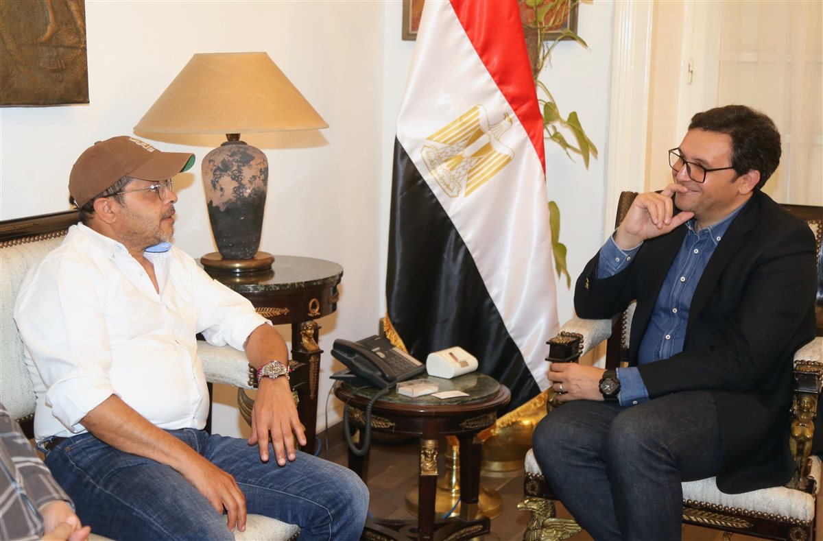 لقاء محمد هنيدي مع وزير الثقافة