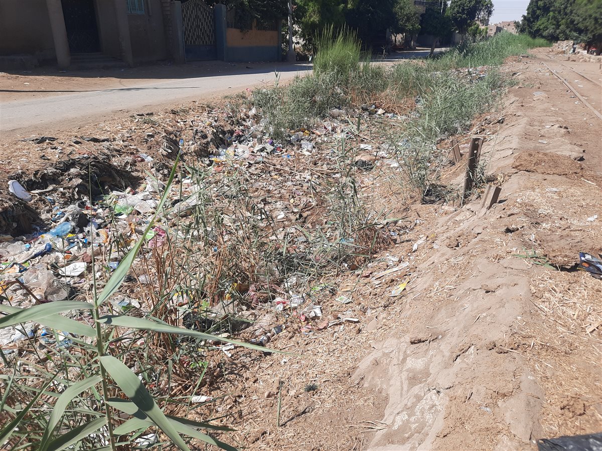 صورة من التلوث في المنيا