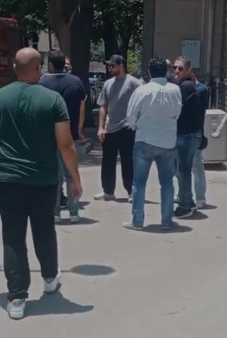 حضور محمد الشرنوبي جنازة نجل عمه