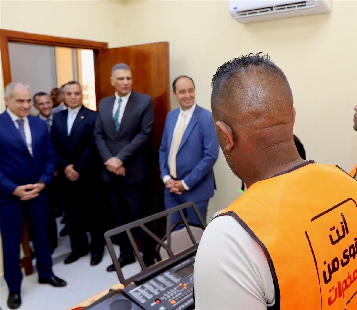 جانب من الزيارة