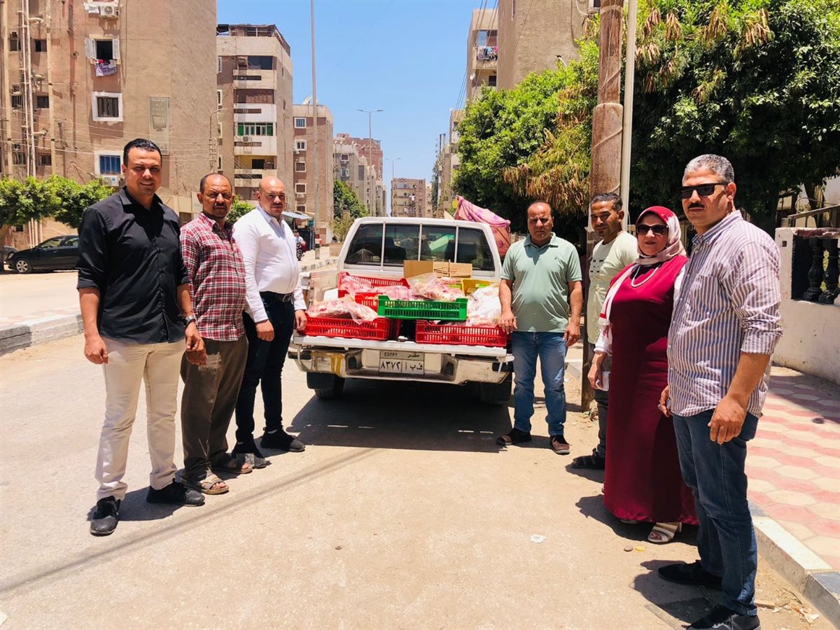 178 كيلو قطاع دواجن فاسدة غير صالحة للأستهلاك الآدمي بالفيوم
