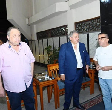 عزاء شقيق حسن يوسف