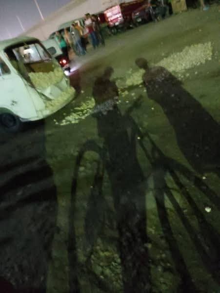 آثار الحادث