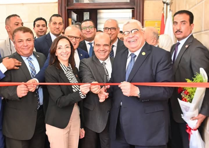 محافظ البحيرة ورئيس مجلس الدولة يفتتحان فرع <br>توثيق مجمع محاكم مجلس الدولة بالبحيرة