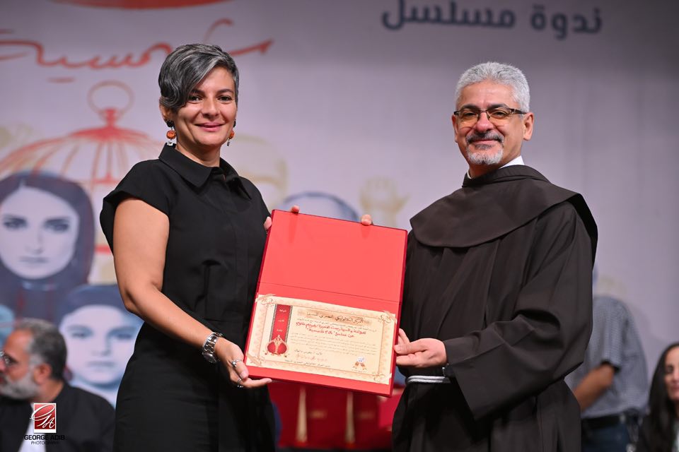 ندوة تكريم أبطال مسلسل لام شمسية بالمركز الكاثوليكي