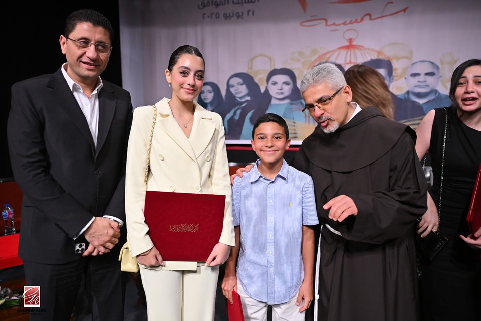 ندوة تكريم أبطال مسلسل لام شمسية بالمركز الكاثوليكي