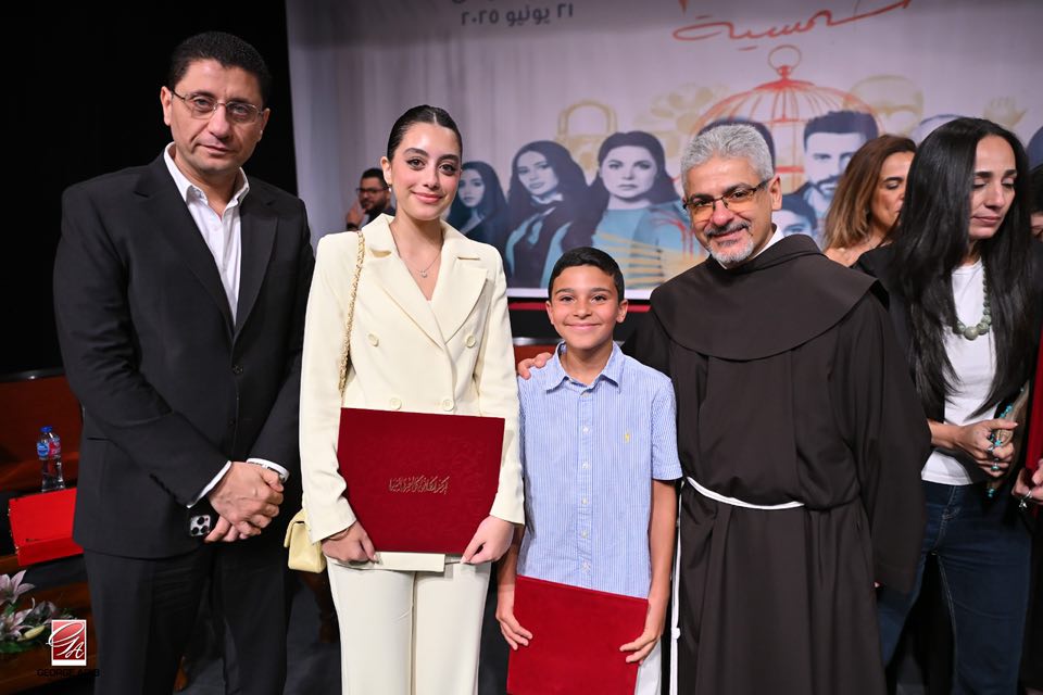 ندوة تكريم أبطال مسلسل لام شمسية بالمركز الكاثوليكي