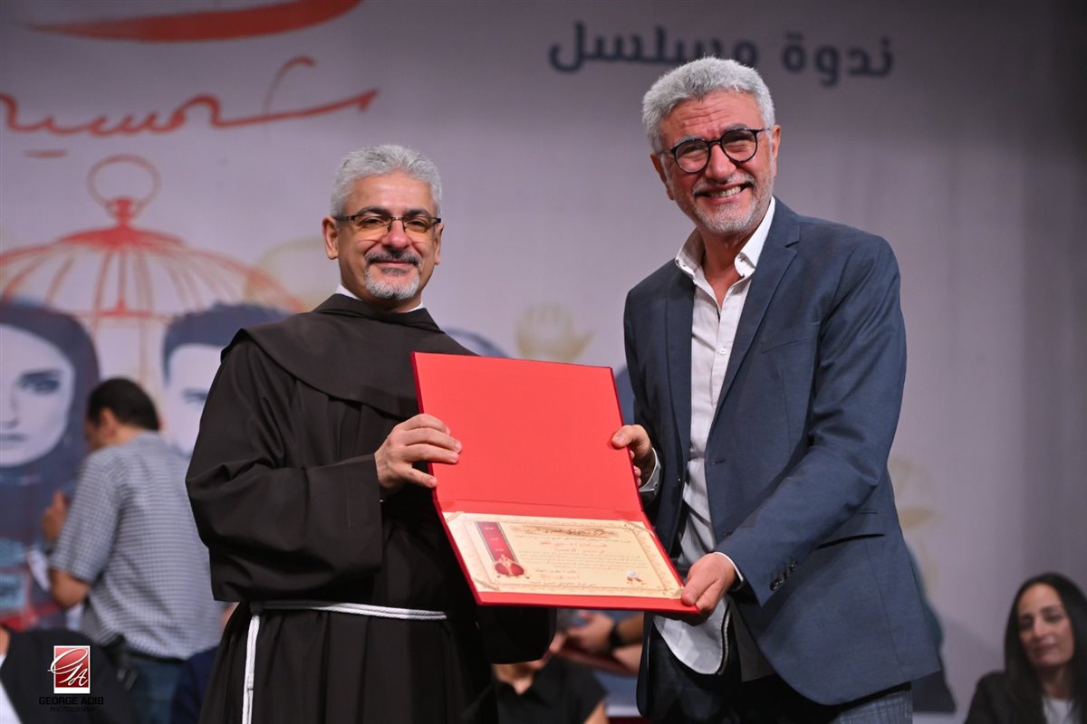 ندوة تكريم أبطال مسلسل لام شمسية بالمركز الكاثوليكي