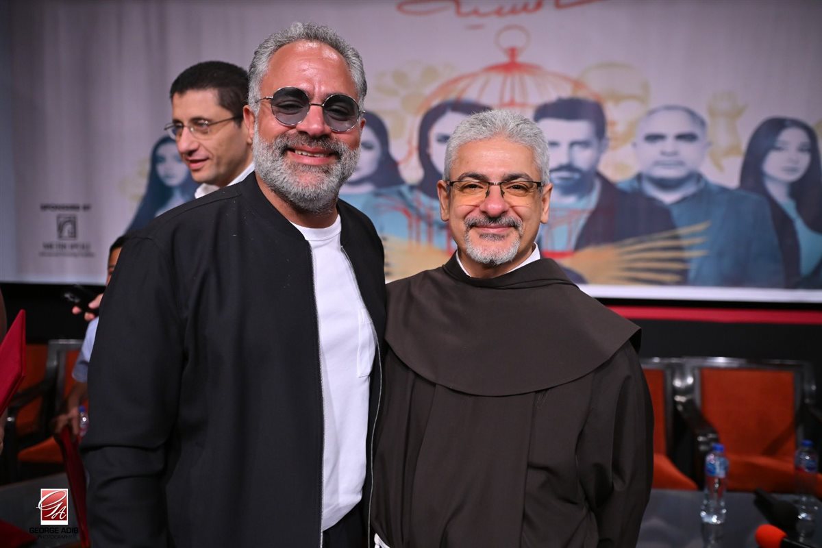 ندوة تكريم أبطال مسلسل لام شمسية بالمركز الكاثوليكي
