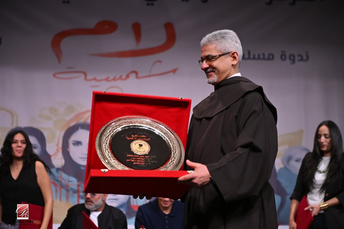 ندوة تكريم أبطال مسلسل لام شمسية بالمركز الكاثوليكي