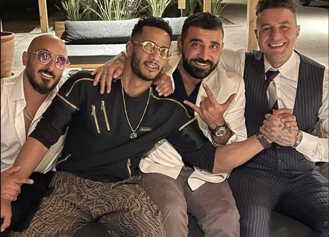 محمد رمضان مع أحمد الفيشاوي