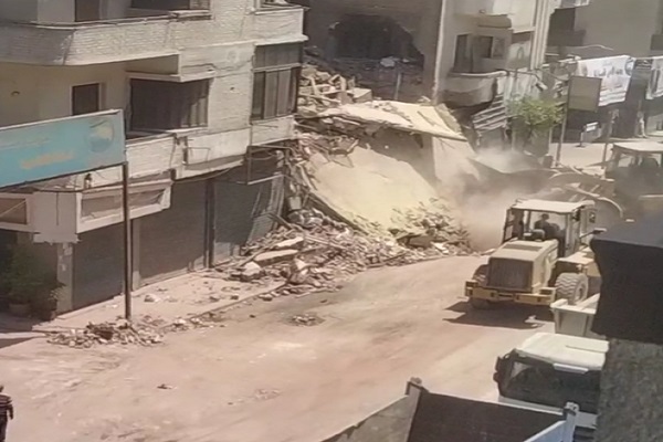 <strong>انهيار عقار شبرا مصر</strong>