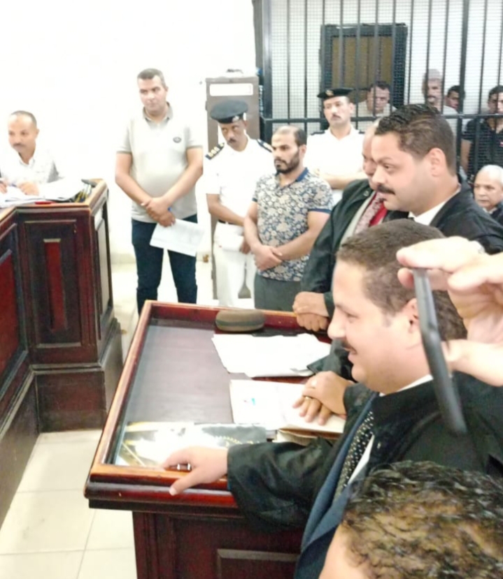 اول ظهور لـ توربيني كفر الدوار خلال المحاكمة أمام جنايات دمنهور