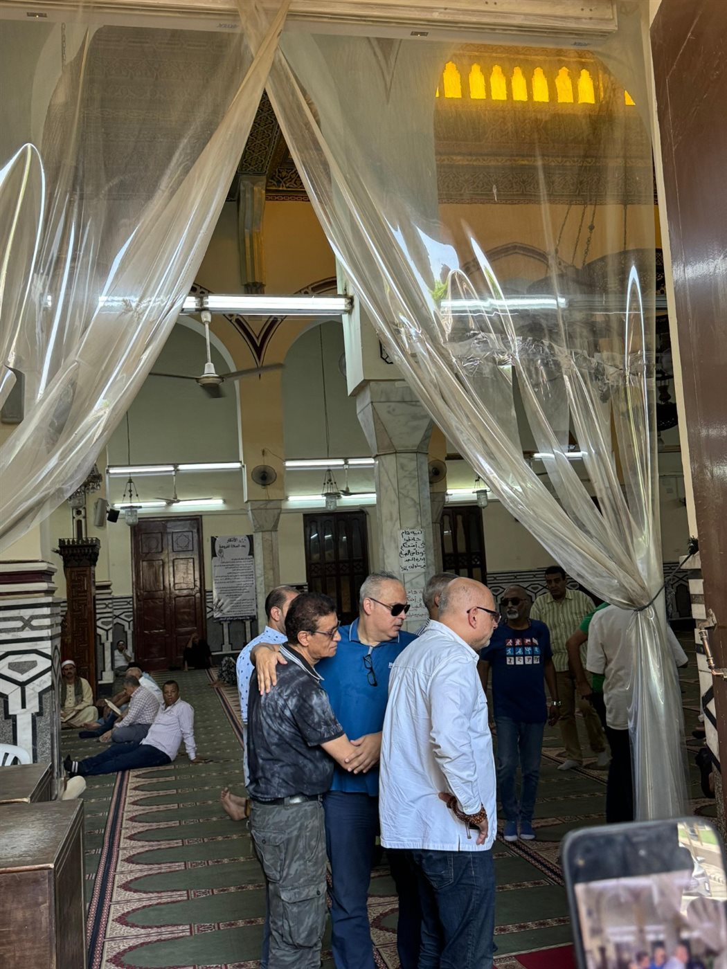 جنازة والد تامر عبد المنعم 