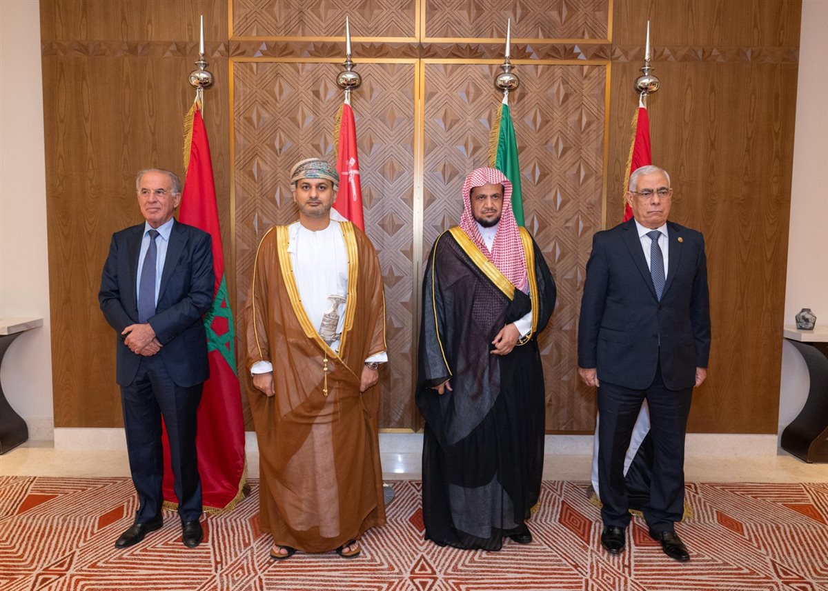 النائب العام خلال مشاركته فى الاجتماع 