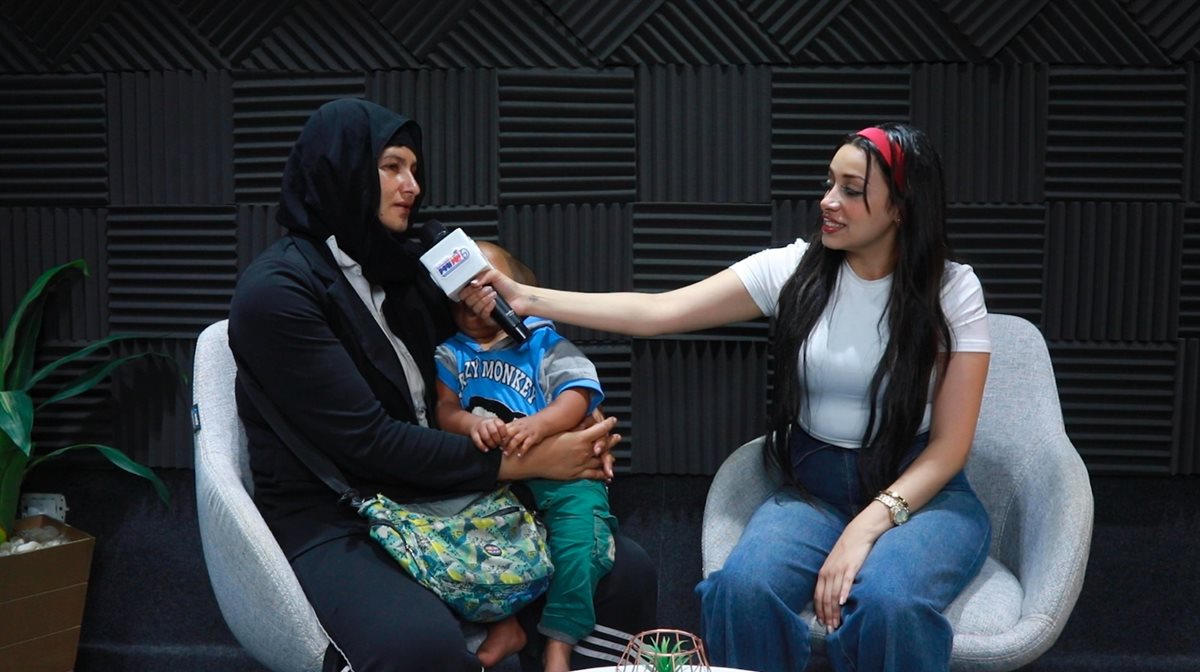 لقاء الزميلة مارينا مع سيدة المترو